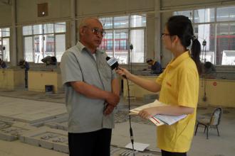 河南省電視臺一行來公司考察、采訪